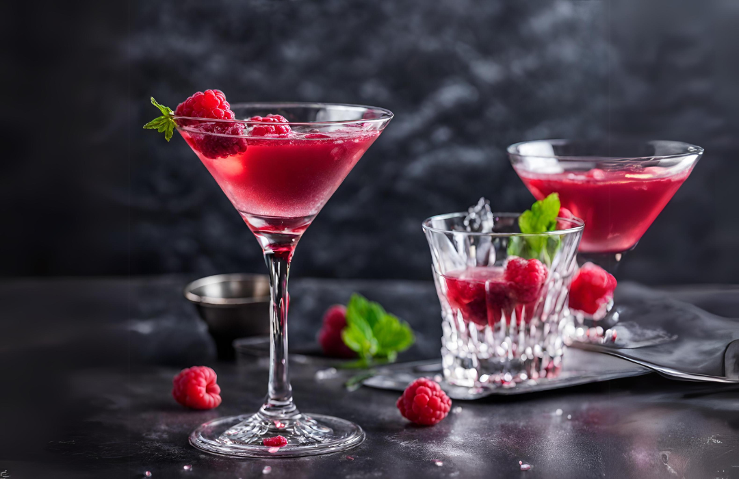 HARD SHOT Raspberry Bliss Martini