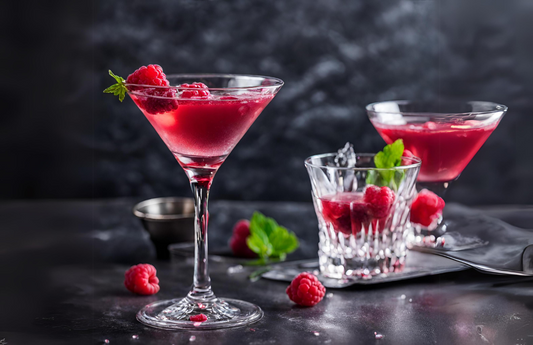 HARD SHOT Raspberry Bliss Martini